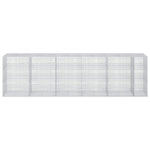 Gabion 5 mm Dróttal és 5x2,5 cm Rácsos 550x100x150 cm 3