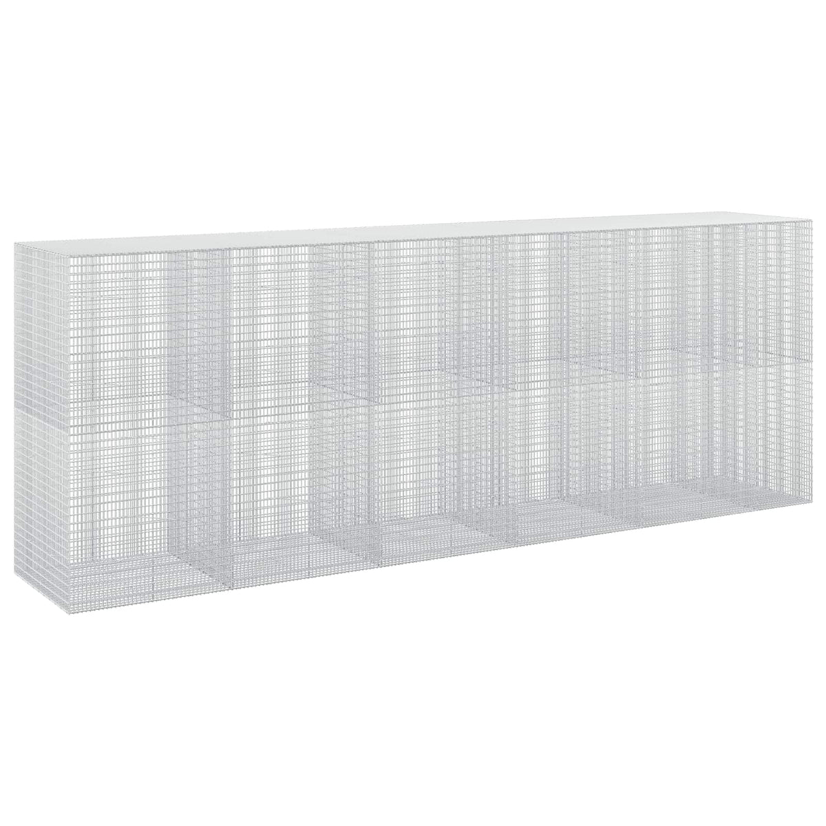 Gabion 5 mm Dróttal és 5x2,5 cm Rácsos 550x100x200 cm 2