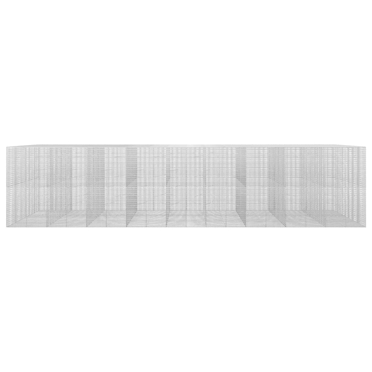 Gabion 5 mm Dróttal és 5x2,5 cm Rácsos 900x100x200 cm 3