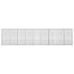 Gabion 5 mm-es dróttal és 5x5 cm-es hálóval 450x20x100 cm 3