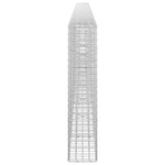 Gabion 5 mm-es dróttal és 5x5 cm-es hálóval 450x20x100 cm 4