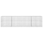 Gabion 5 mm-es dróttal és 5x5 cm-es hálóval 400x30x100 cm 3