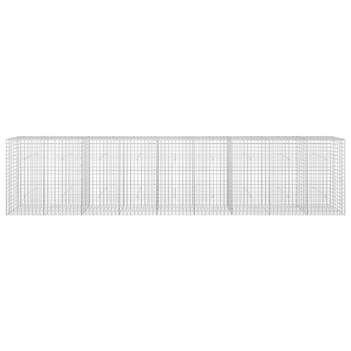 Gabion 5 mm-es dróttal és 5x5 cm-es hálóval 450x30x100 cm 3