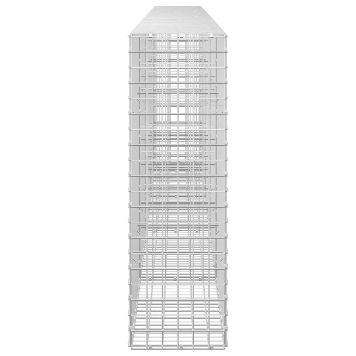 Gabion 5 mm-es dróttal és 5x5 cm-es hálóval 450x30x100 cm 4