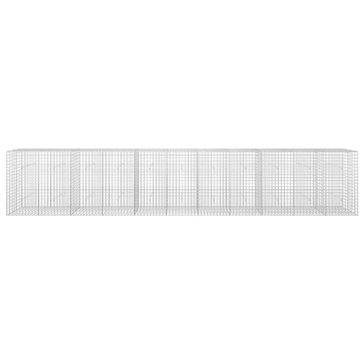 Gabion 5 mm-es dróttal és 5x5 cm-es hálóval 550x30x100 cm 3
