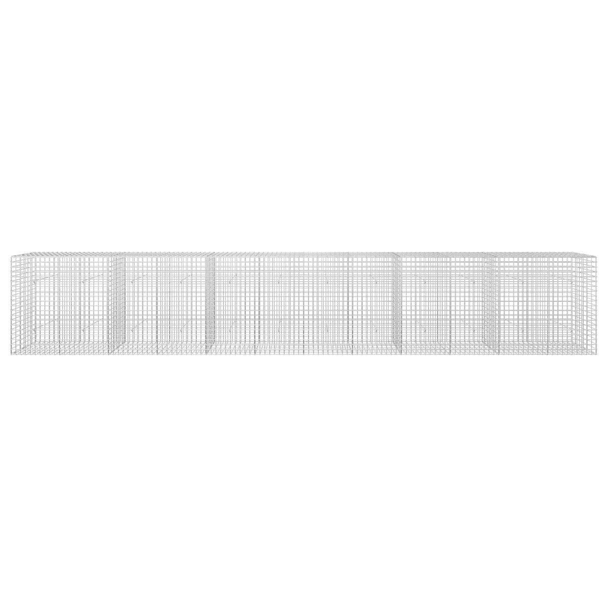 Gabion 5 mm-es dróttal és 5x5 cm-es hálóval 600x30x100 cm 3