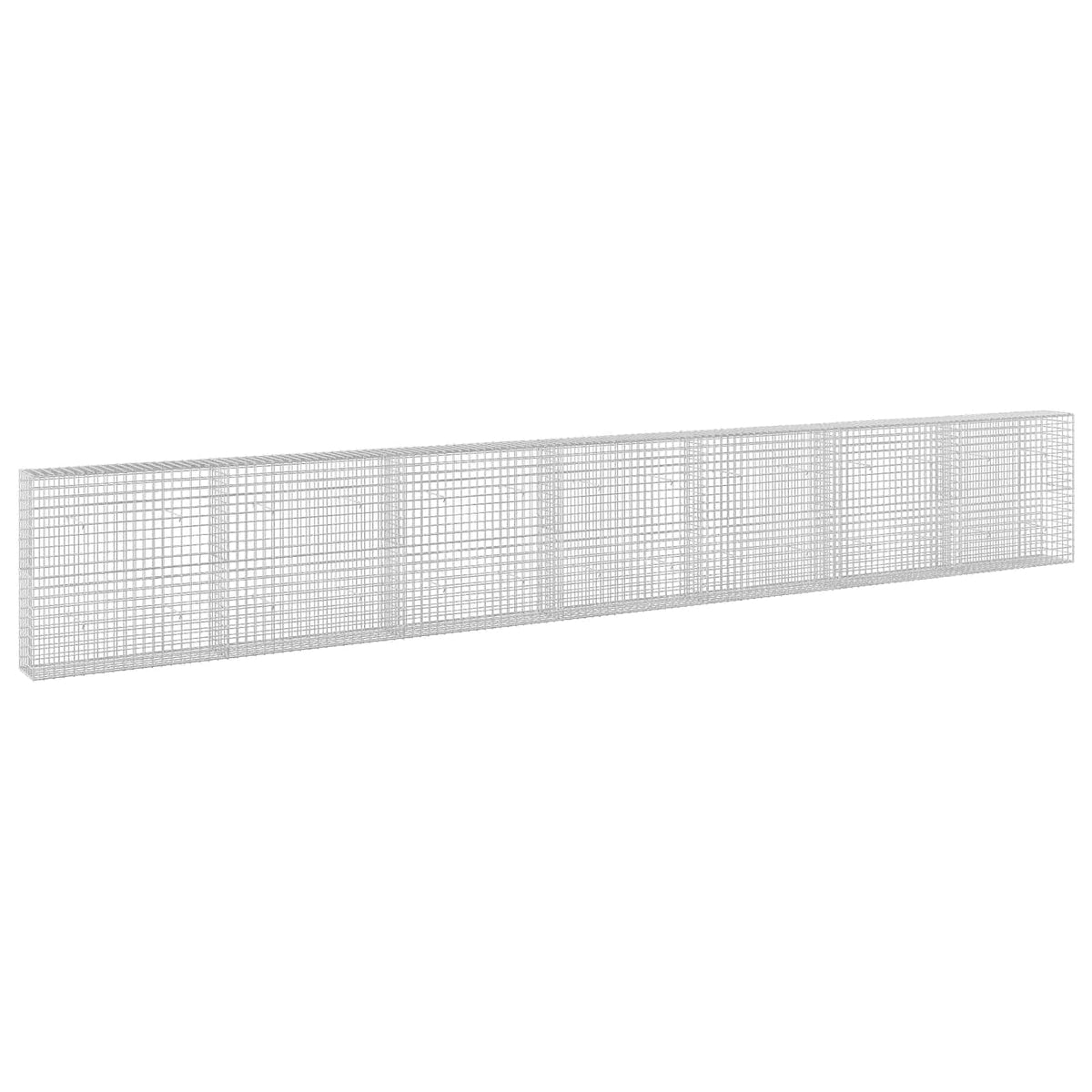 Gabion 5 mm-es dróttal és 5x5 cm-es hálóval 700x30x100 cm 2