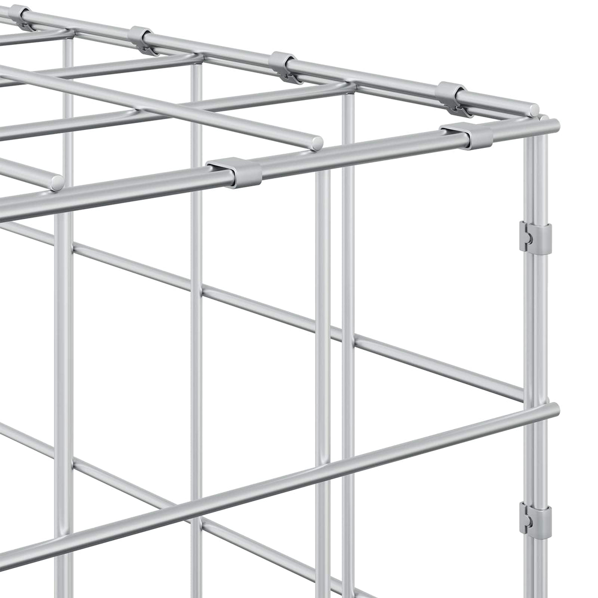 Gabion 5 mm-es dróttal és 5x5 cm-es hálóval 1050x50x50 cm 5