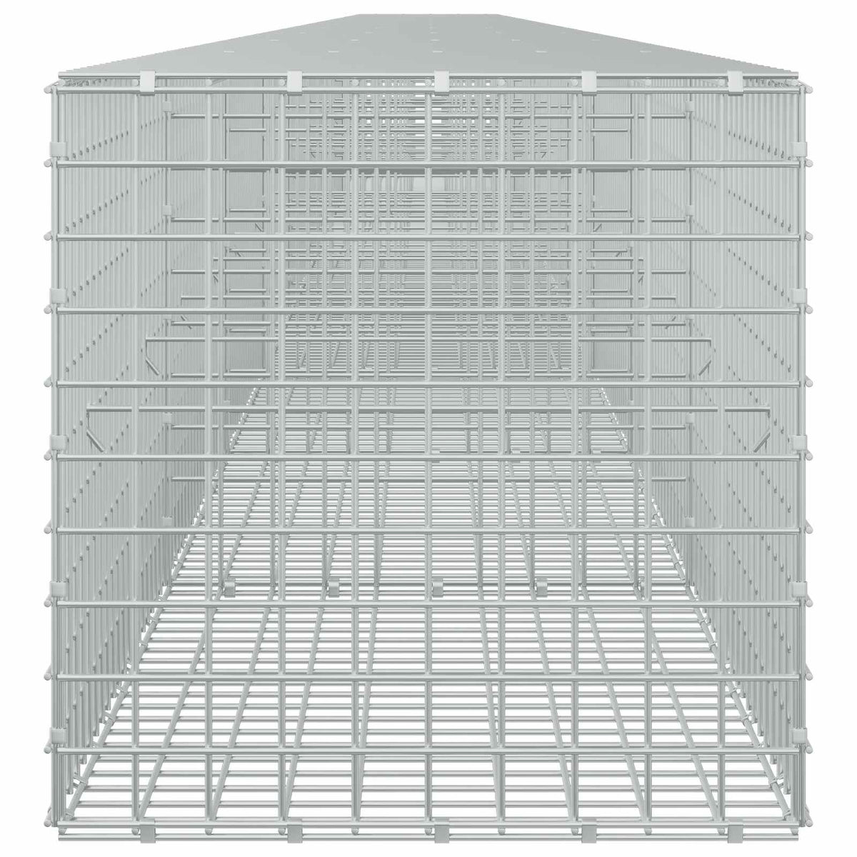 Gabion 5 mm-es dróttal és 5x5 cm-es hálóval 1050x50x50 cm 4
