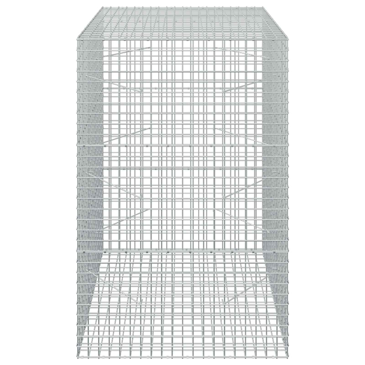 Gabion 5 mm-es dróttal és 5x5 cm-es hálóval 100x100x150 cm 3
