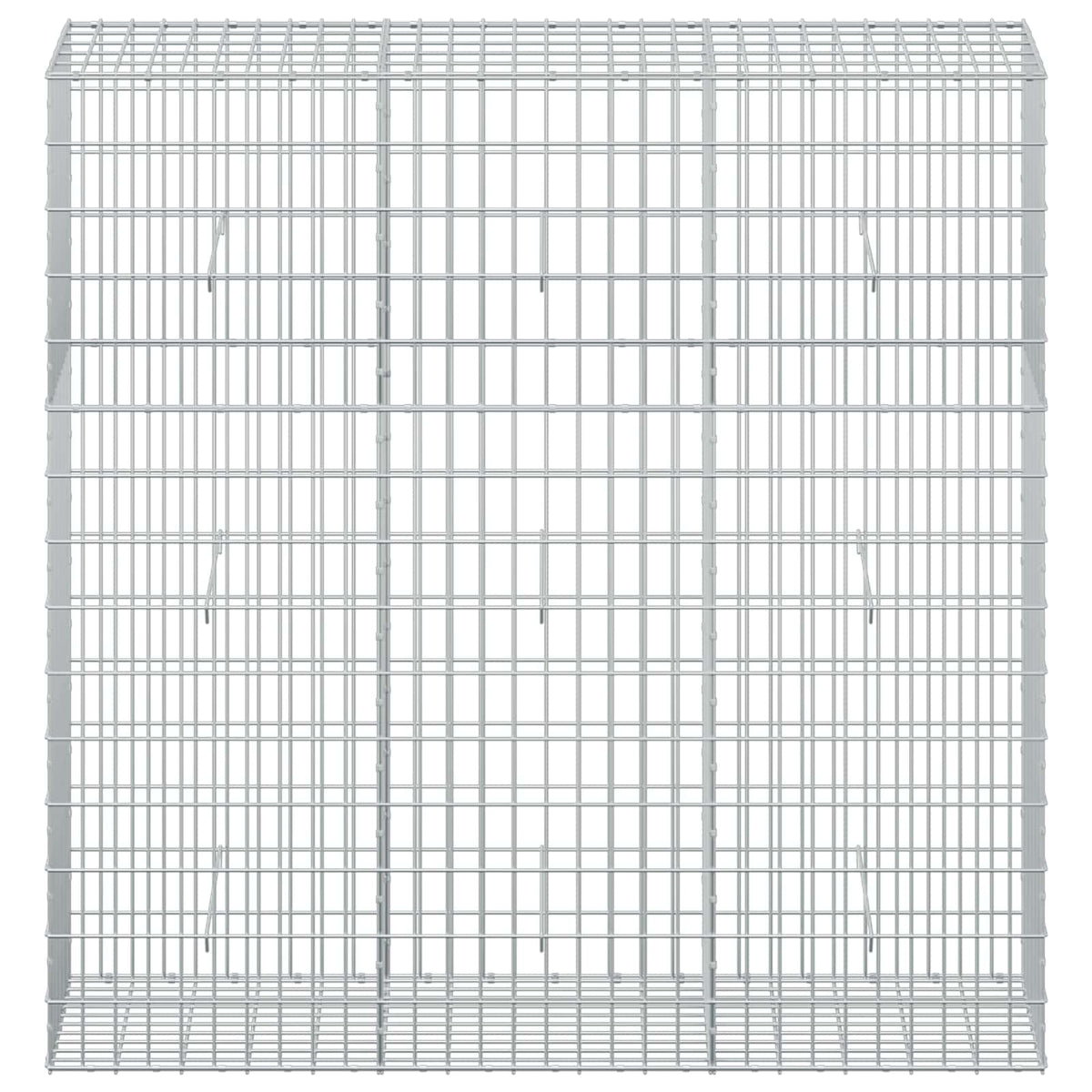 Gabion 5 mm Dróttal és 5x10 cm Rácsos 150x50x150 cm 3