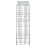 Gabion 5 mm Dróttal és 5x10 cm Rácsos 150x50x150 cm 4