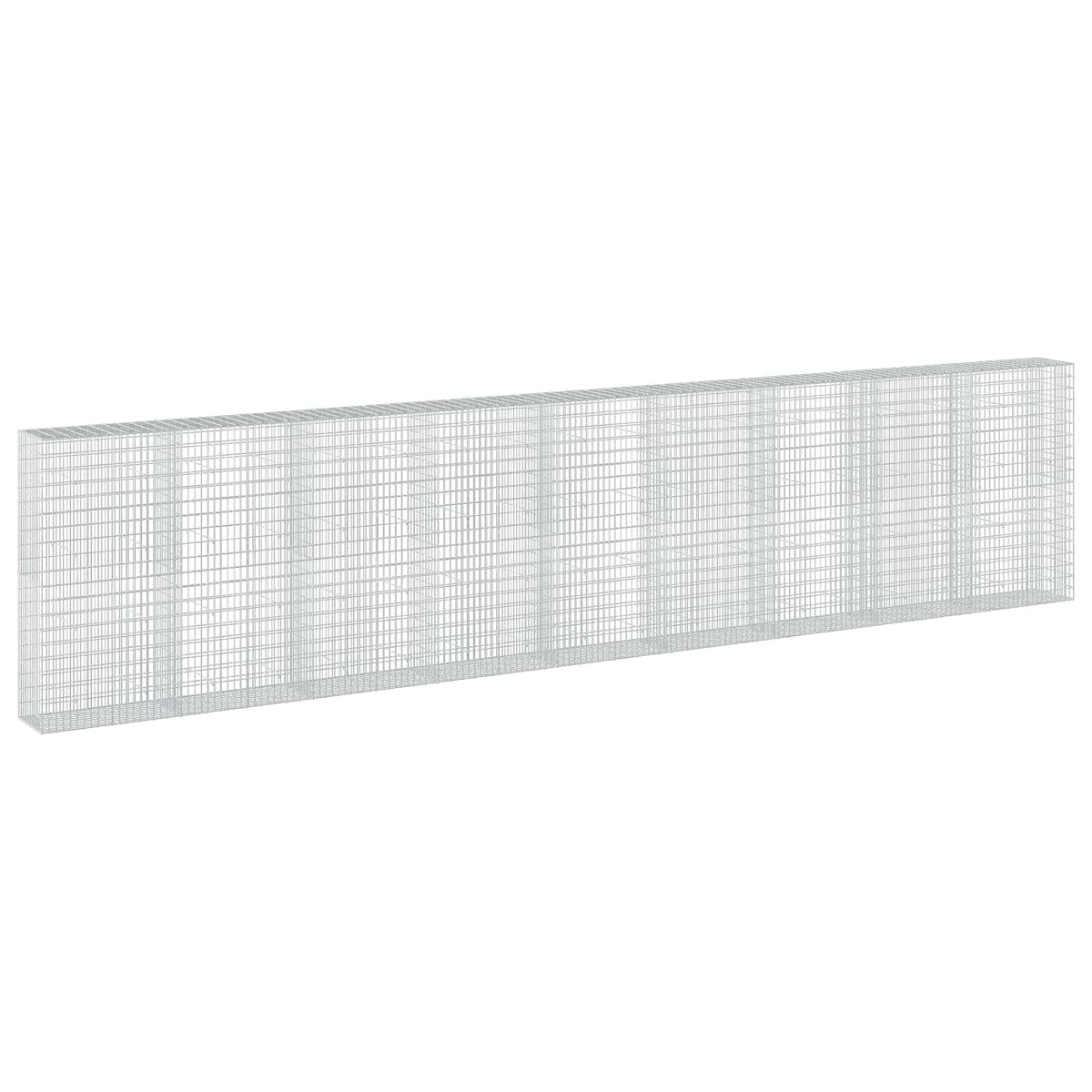 Gabion 5 mm Dróttal és 5x10 cm Rácsos 900x50x200 cm 2