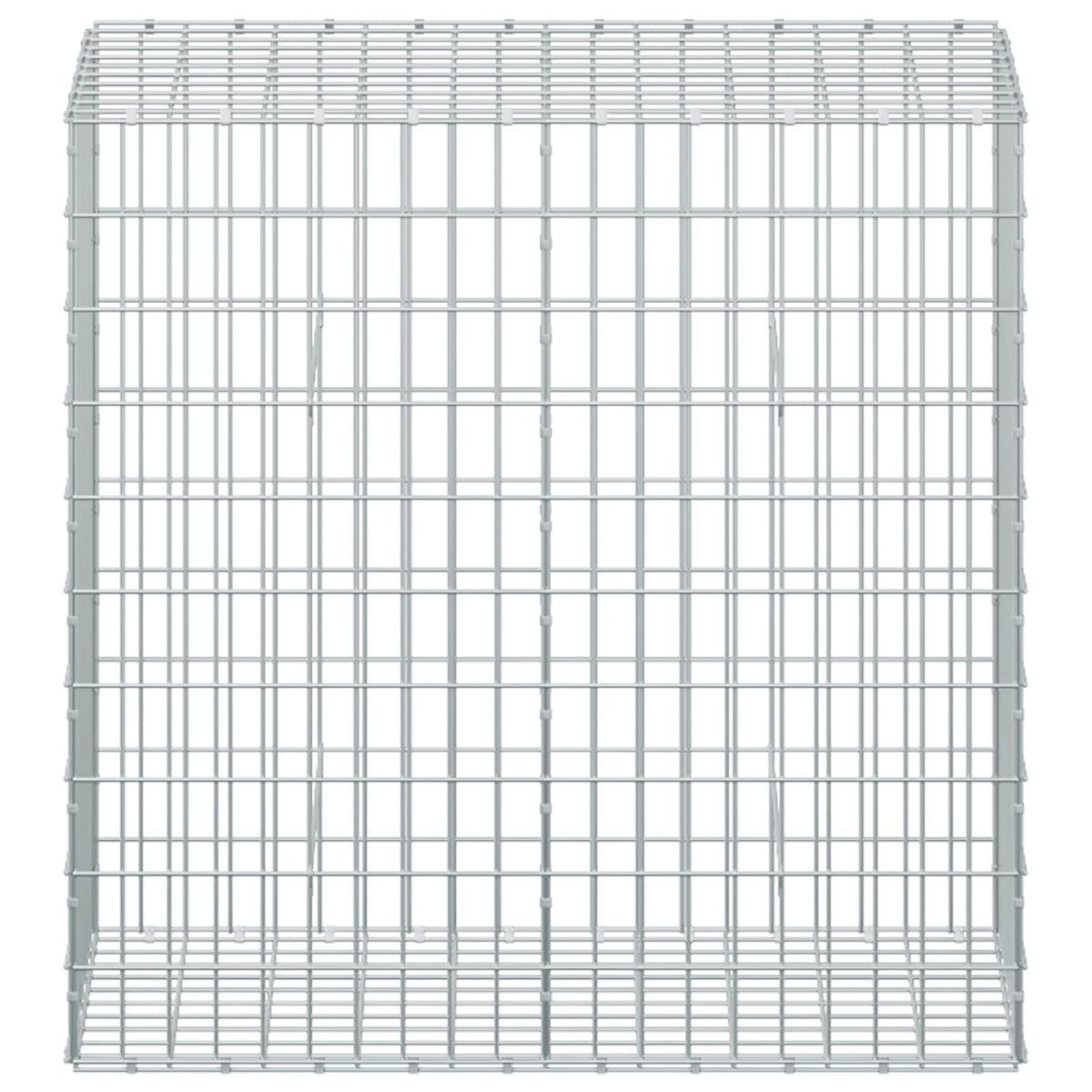 Gabion 5 mm Dróttal és 5x10 cm Rácsozással 50x100x100 cm 4