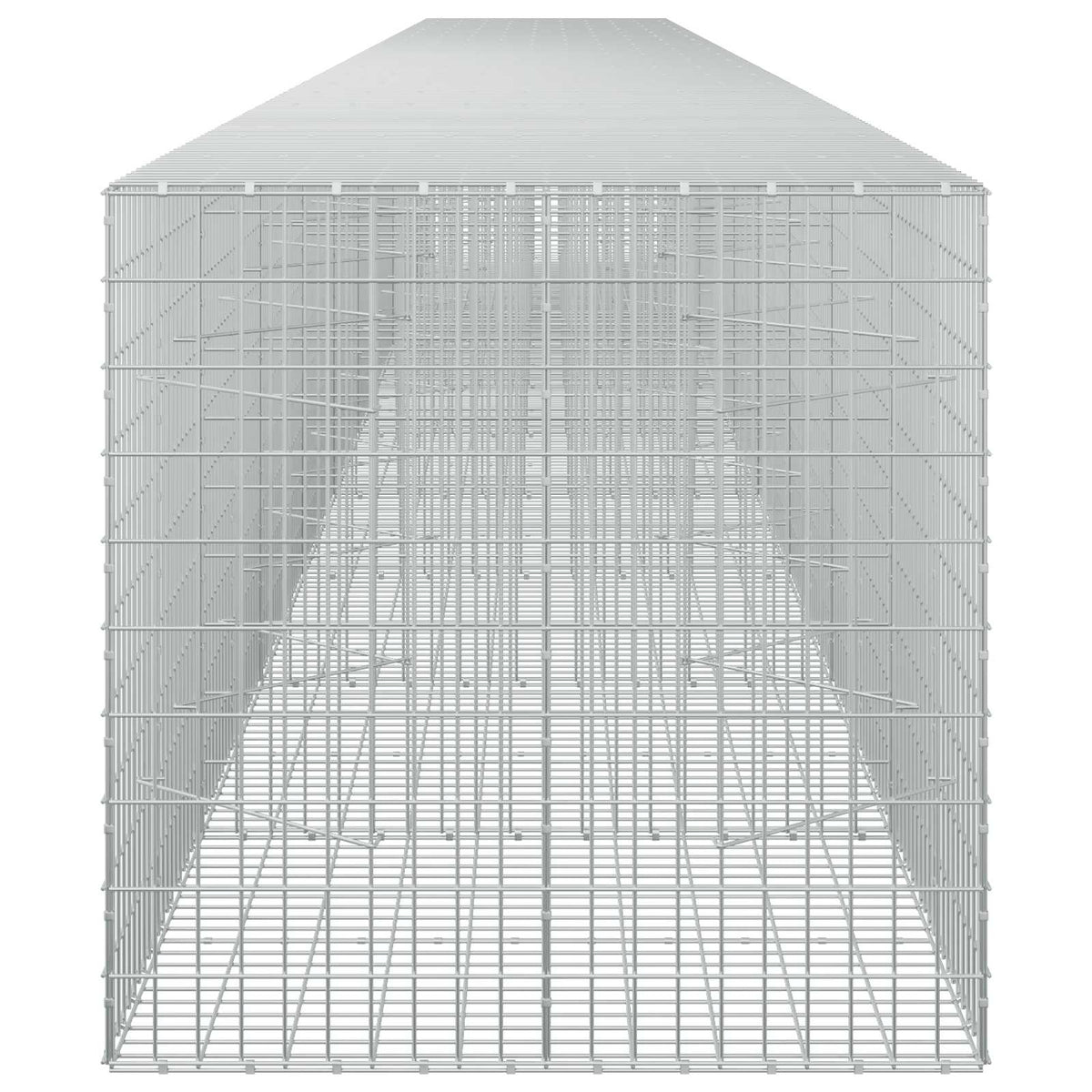 Gabion 5 mm Dróttal és 5x10 cm Rácsozással 1000x100x100 cm 4