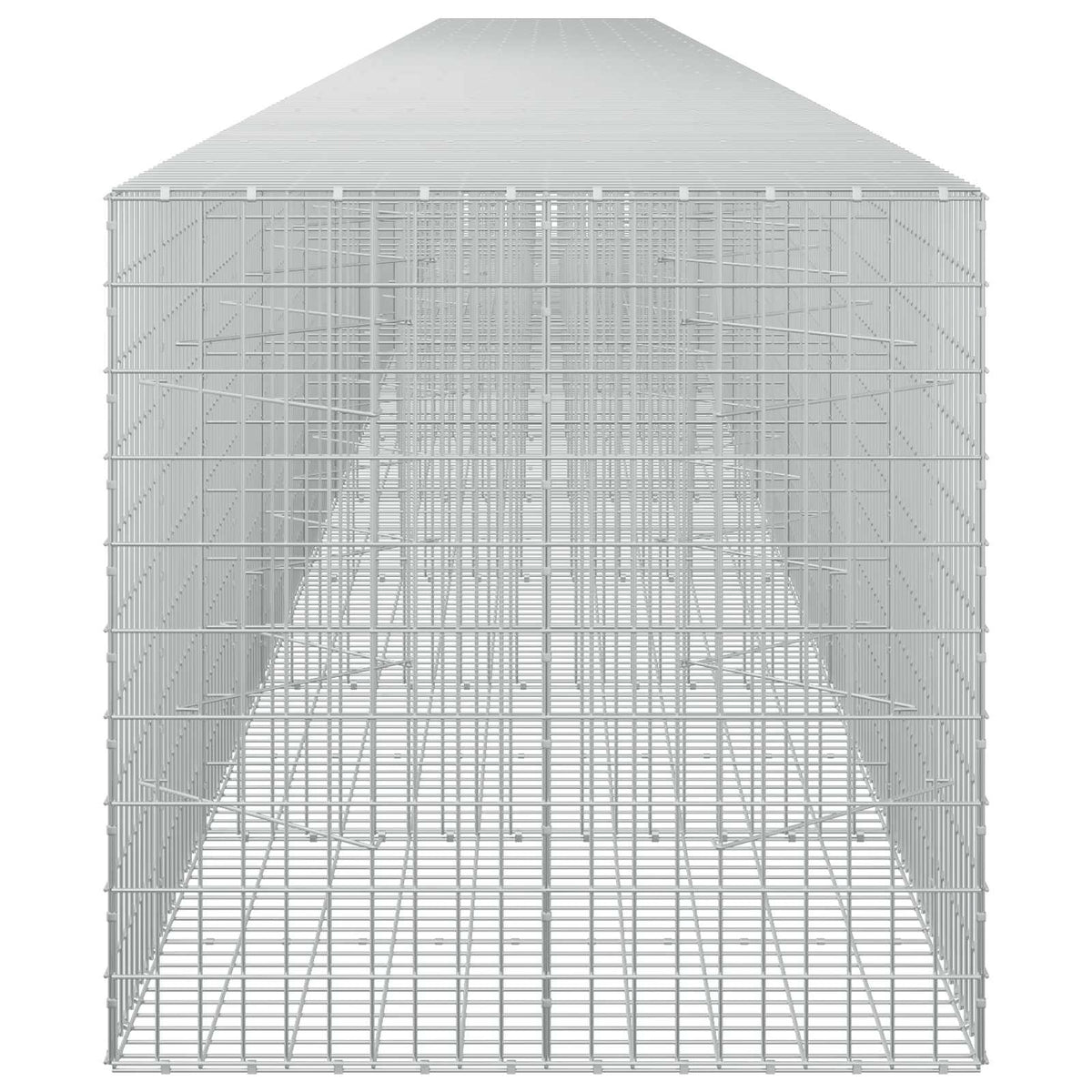 Gabion 5 mm Dróttal és 5x10 cm Rácsozással 1150x100x100 cm 4