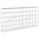 Gabion 5 mm-es dróttal és 10x10 cm-es hálóval 100x10x50 cm 2