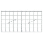 Gabion 5 mm-es dróttal és 10x10 cm-es hálóval 100x10x50 cm 3