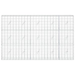 Gabion 5 mm-es dróttal és 10x10 cm-es hálóval 250x20x150 cm 3