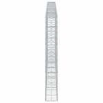 Gabion 5 mm-es dróttal és 10x10 cm-es hálóval 450x20x150 cm 4