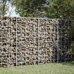 Gabion 5 mm-es dróttal és 10x10 cm-es hálóval 150x30x100 cm