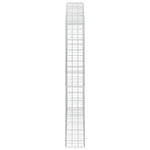 Gabion 5 mm-es dróttal és 10x10 cm-es hálóval 250x30x200 cm 4