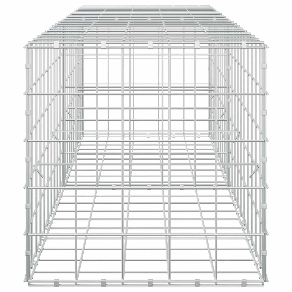 Gabion 5 mm-es dróttal és 10x10 cm-es hálóval 200x50x50 cm 4