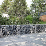 Gabion 5 mm-es dróttal és 10x10 cm-es hálóval 300x50x50 cm