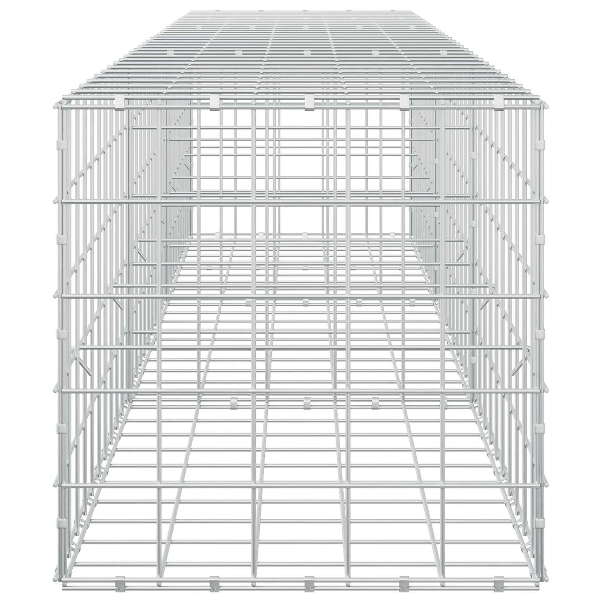 Gabion 5 mm-es dróttal és 10x10 cm-es hálóval 300x50x50 cm 4