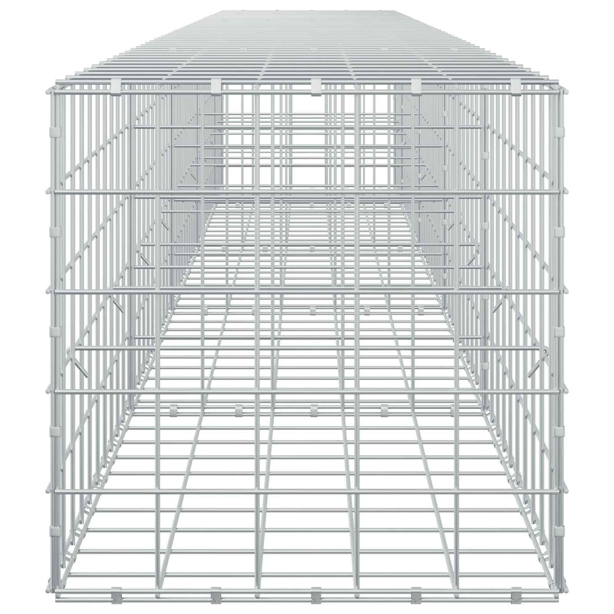 Gabion 5 mm-es dróttal és 10x10 cm-es hálóval 450x50x50 cm 4