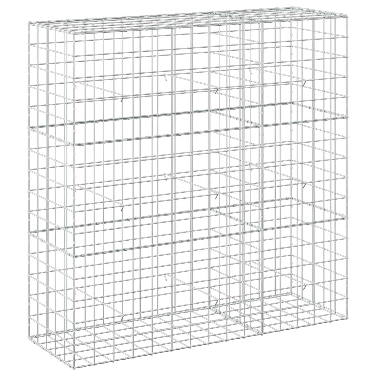 Gabion 5 mm-es dróttal és 10x10 cm-es hálóval 150x50x150 cm 2