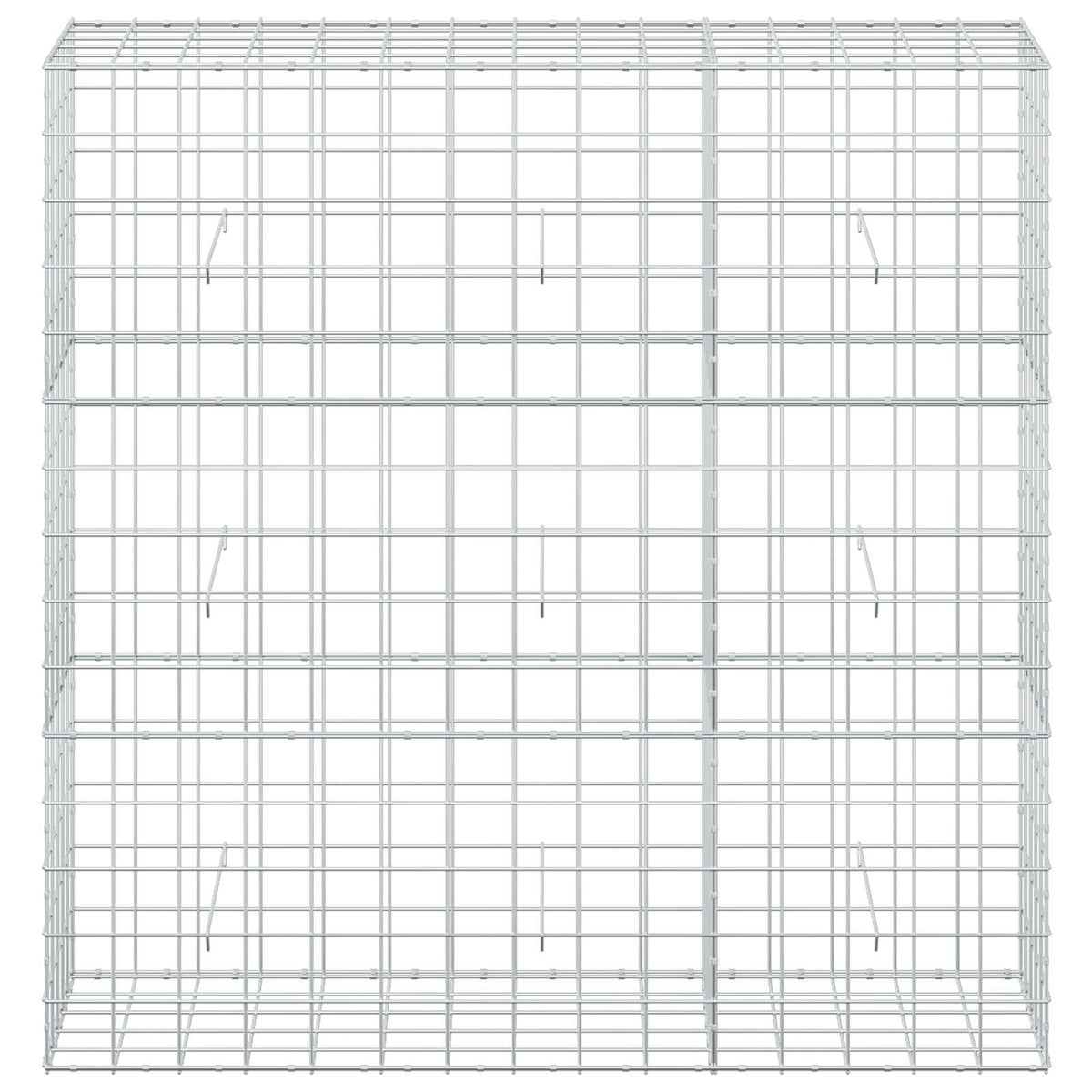 Gabion 5 mm-es dróttal és 10x10 cm-es hálóval 150x50x150 cm 3