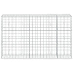 Gabion 5 mm-es dróttal és 10x10 cm-es hálóval 250x50x150 cm 3