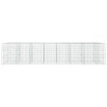 Gabion 5 mm-es dróttal és 10x10 cm-es hálóval 750x50x150 cm 3