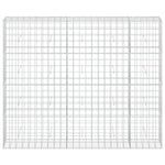 Gabion 5 mm-es dróttal és 10x10 cm-es hálóval 250x50x200 cm 3