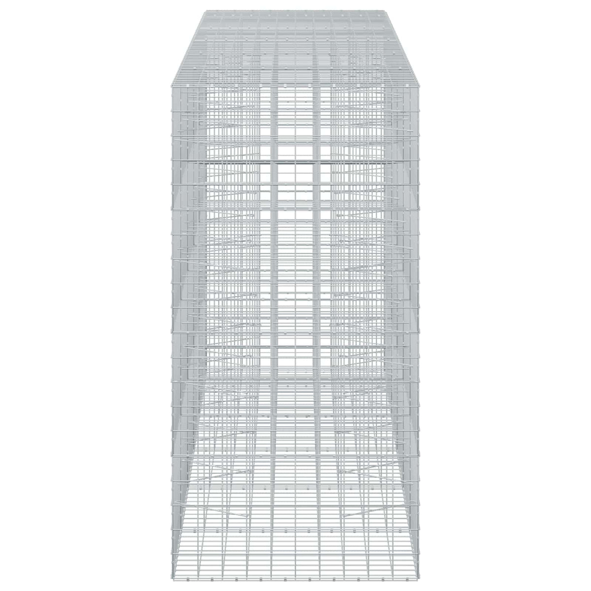 Gabion 5 mm-es dróttal és 10x10 cm-es hálóval 550x100x200 cm 4