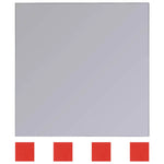 Tükrök 8 db Ezüst 20,5 x 20,5 x 0,4 cm Kiváló minőségű üveg 6