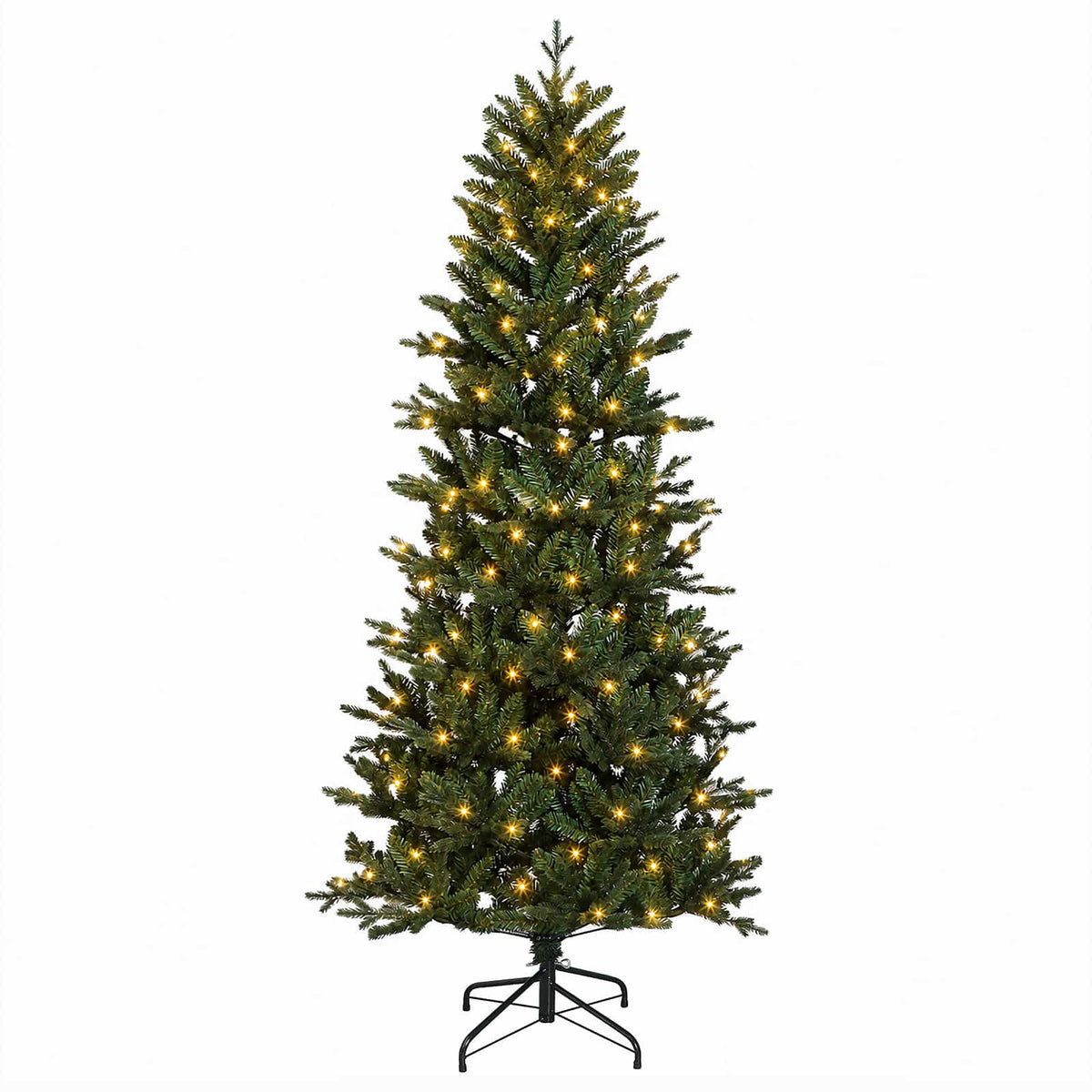 Műanyag Hajtogatós Karácsonyfa 120 cm 150 LED Meleg fehér 4