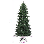 Műanyag Hajtogatós Karácsonyfa 120 cm 150 LED Meleg fehér 10