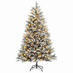 Műanyag Hajtogatós Karácsonyfa 120 cm 150 LED Meleg fehér 4