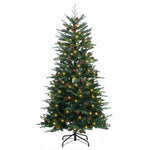 Műanyag Hajtogatós Karácsonyfa 120 cm 150 LED Meleg fehér 4
