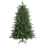 Műkarácsonyfa gömbbel 150 cm 150 LED Meleg fehér PVC és fém 5