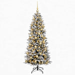 Műkarácsonyfa gömbbel 120 cm 150 LED Meleg fehér PVC és PE 4