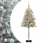 Műfenyő gömbökkel 150 cm 150 LED Meleg fehér PVC és fém 2