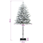 Műfenyő gömbökkel 150 cm 150 LED Meleg fehér PVC és fém 9