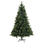 Műkarácsonyfa gömbbel 120 cm 150 LED Meleg fehér PVC és fém 5