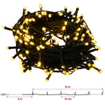 Műkarácsonyfa gömbbel 120 cm 150 LED Meleg fehér PVC és fém 13