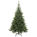 Műkarácsonyfa gömbbel 120 cm 150 LED Meleg fehér PVC és fém 5