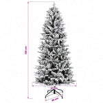 Műkarácsonyfa gömbbel 120 cm 150 LED Meleg fehér PVC és PE 11