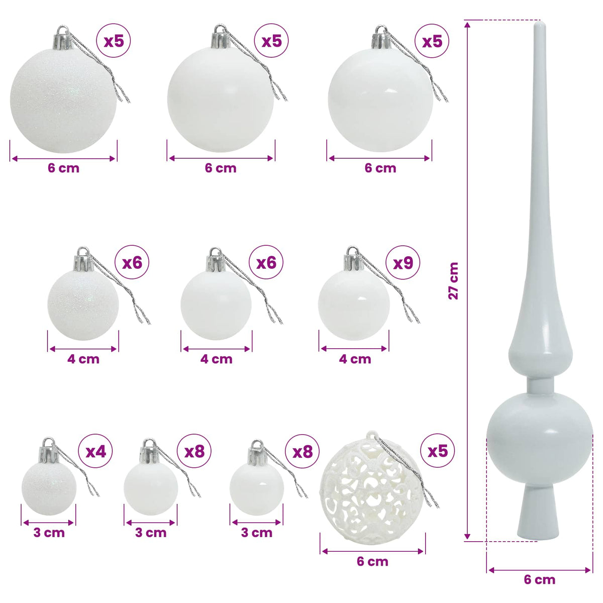 Műfenyő gömbökkel 150 cm 150 LED Meleg fehér PVC és fém Zöld 12